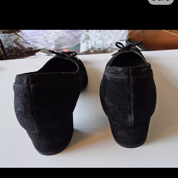 AGL Kristin Block Heel Pumps, Black Suede Size 40 Eur  8.5 US - Picture 3 of 8